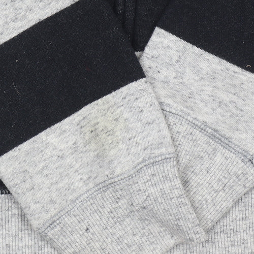 Kathmandu Womens Grey Black Striped Full Zip Hoodie Size 10