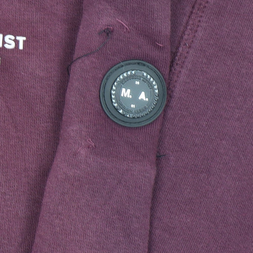 Marshall Artist Men’s Purple 1/4 Zip Sweatshirt Small Regular Fit