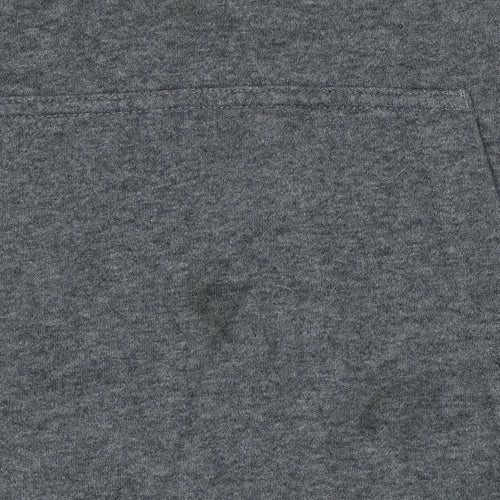 Nike Men’s Grey Pullover Hoodie Small Regular Fit Logo Sportswear