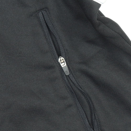 Elbow Grease Athletics Men's Blue Black White Hoodie Size L 1/2 Zip