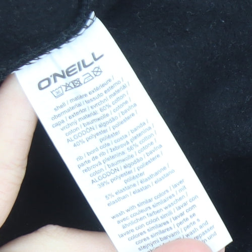 O'Neill Men's Black Pullover Hoodie Small Graphic Logo Outdoor