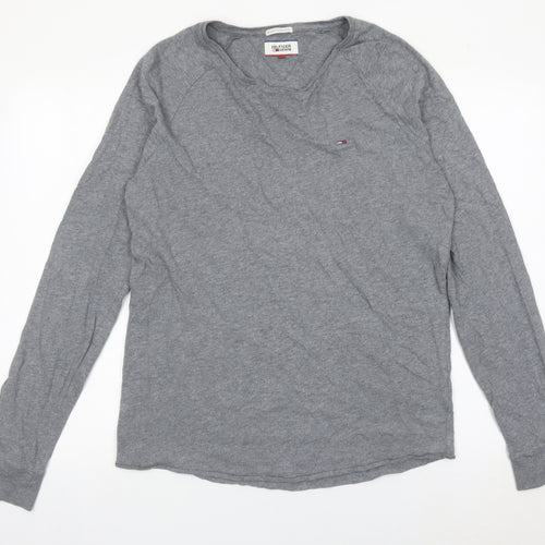 Tommy Hilfiger Men’s Grey Pullover Sweatshirt Size M Crew Neck