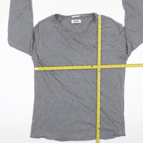 Tommy Hilfiger Men’s Grey Pullover Sweatshirt Size M Crew Neck
