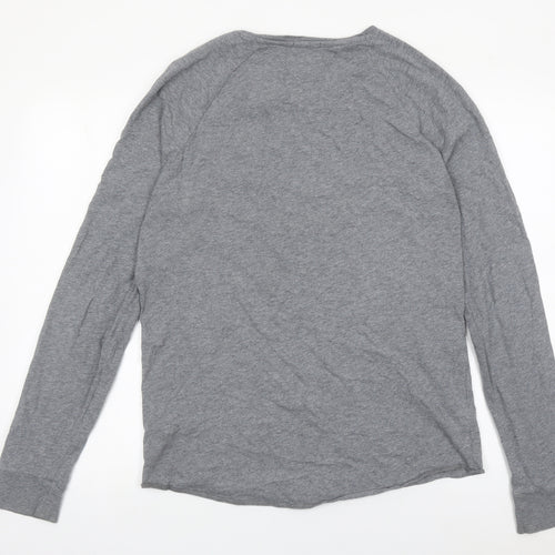 Tommy Hilfiger Men’s Grey Pullover Sweatshirt Size M Crew Neck
