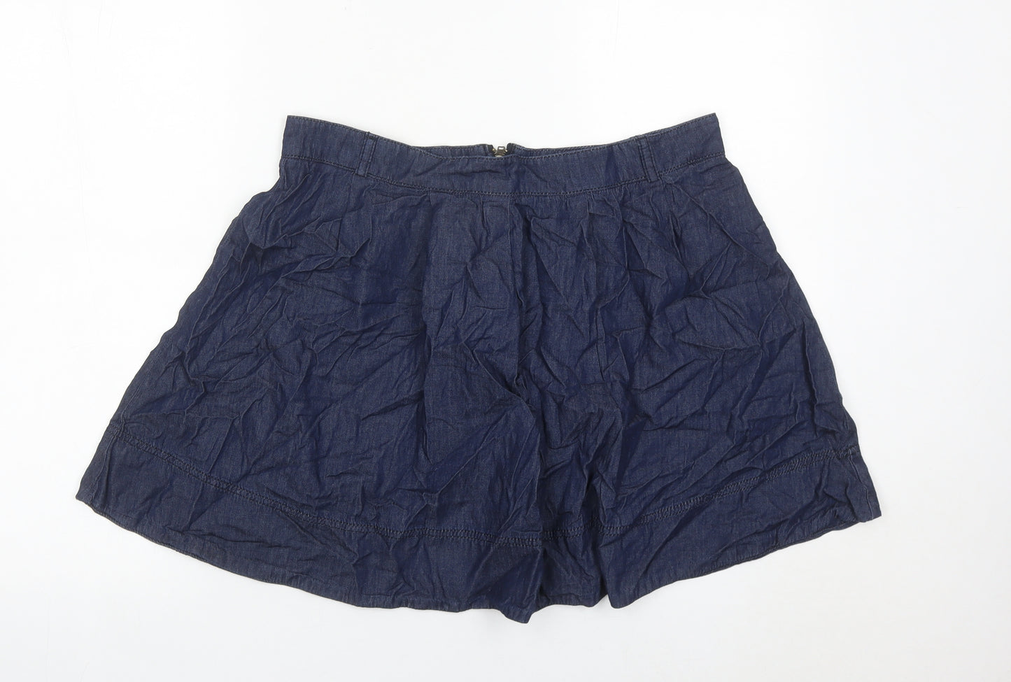 Oasis Women’s Blue Denim A-Line Skirt Size 16 Short Casual