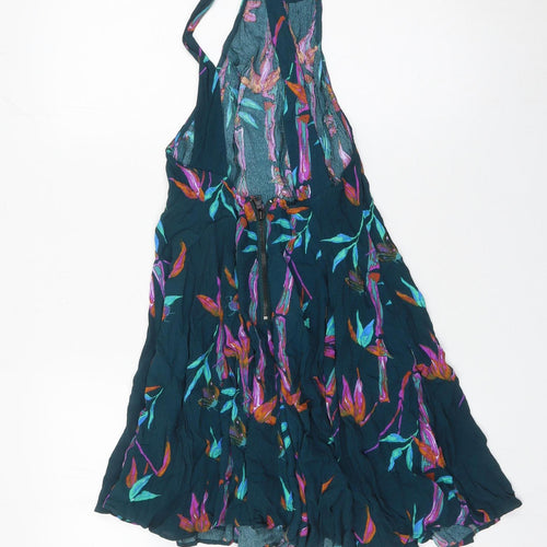 Kimchi Blue Women’s Multicoloured Halter A-Line Dress Size M Floral