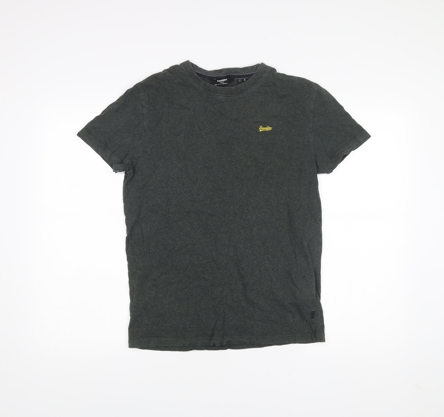 Superdry Men’s Green Small Organic Cotton Crew Neck T-Shirt