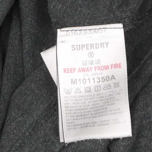Superdry Men’s Green Small Organic Cotton Crew Neck T-Shirt