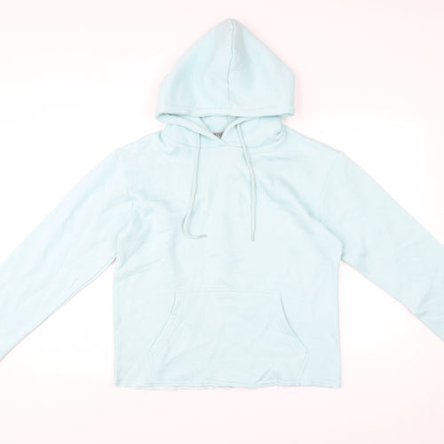 North West Women’s Blue Pullover Hoodie Small Fleece Cotton Blend