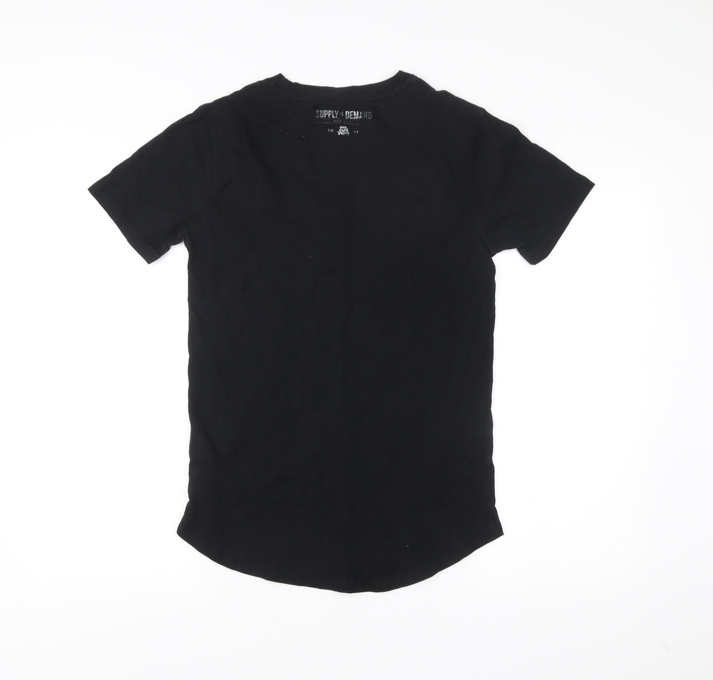 Supply & Demand Men’s Black XS Slim Fit Graphic T-Shirt