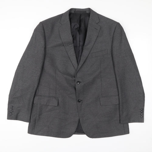 Marks and Spencer Men’s Grey Blazer Jacket 44 Chest Medium