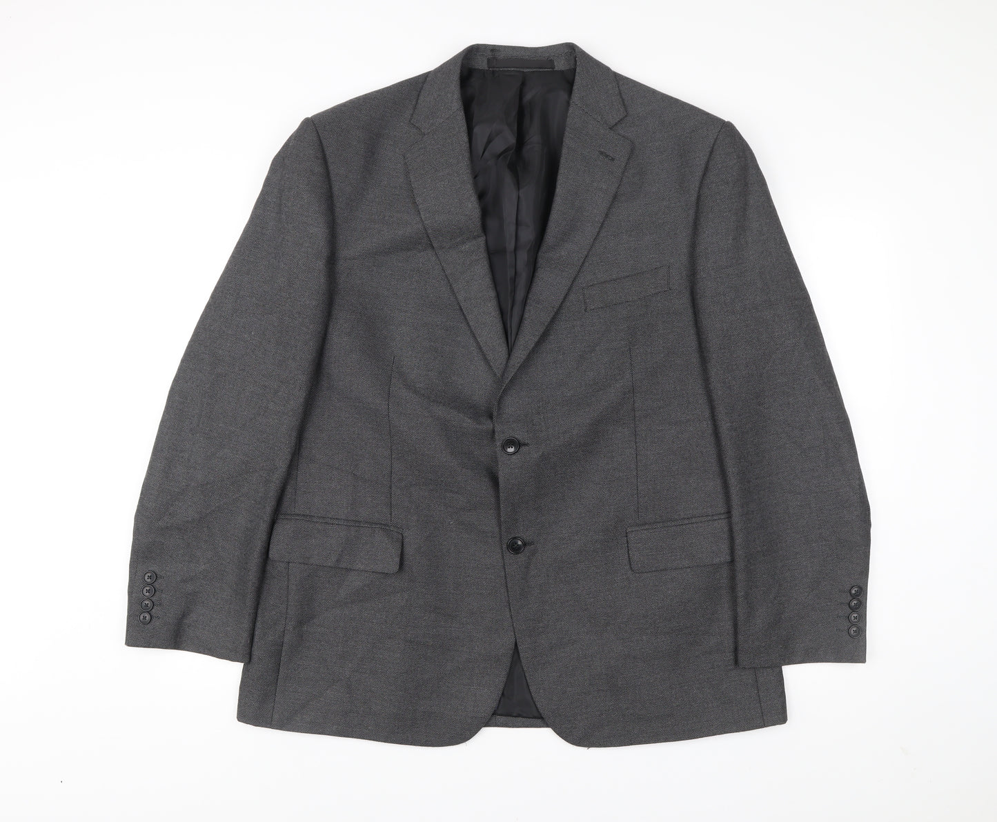 Marks and Spencer Men’s Grey Blazer Jacket 44 Chest Medium