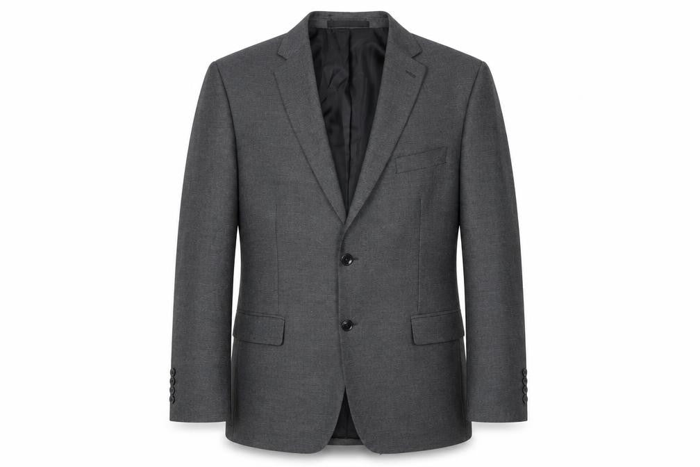 Front view of Marks & Spencer Men’s Grey Blazer Jacket 44 Chest Medium