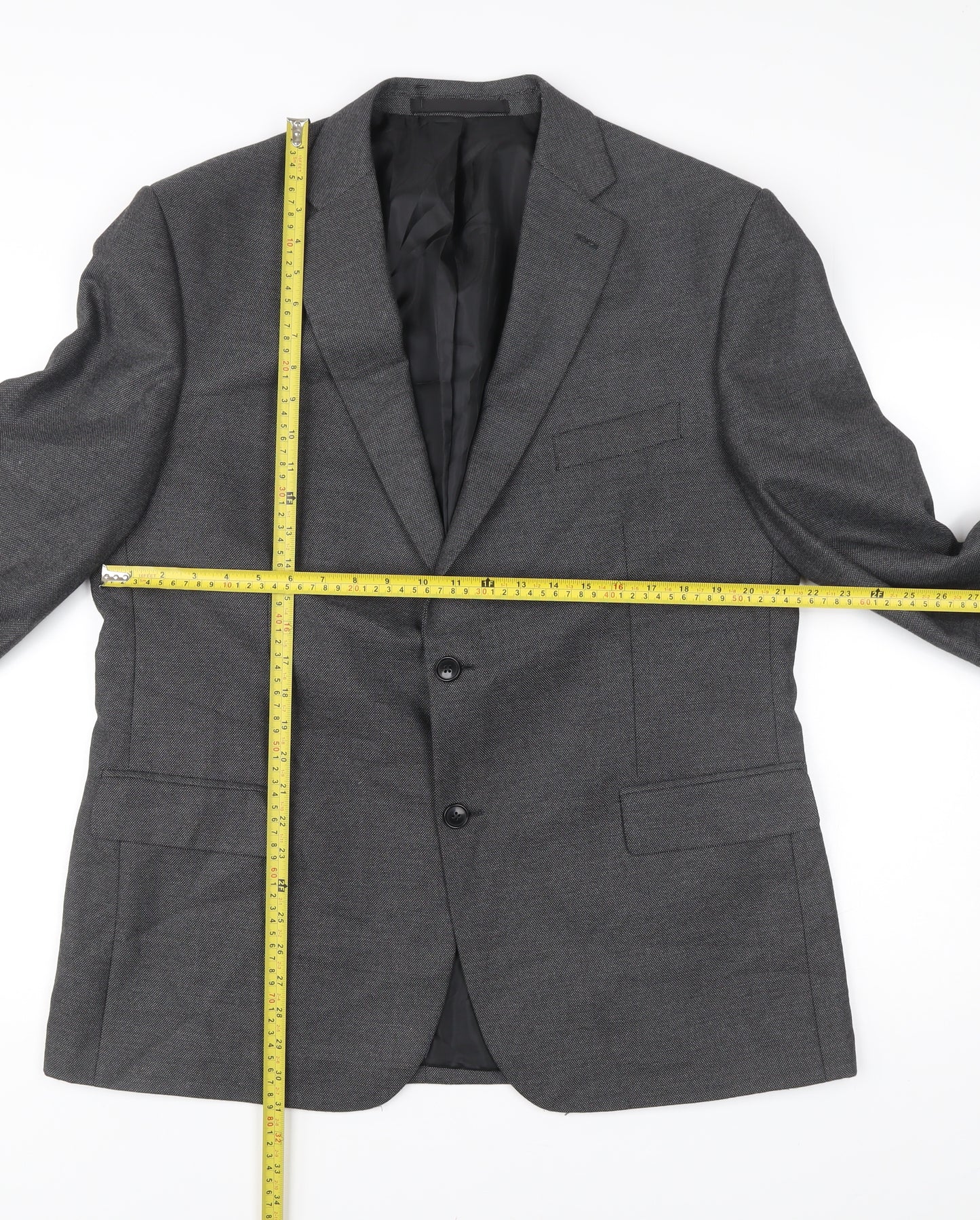 Marks and Spencer Men’s Grey Blazer Jacket 44 Chest Medium