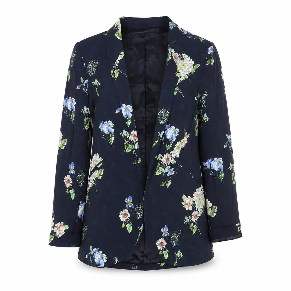Zara Woman Women’s Multicoloured Floral Blazer Jacket Size 8