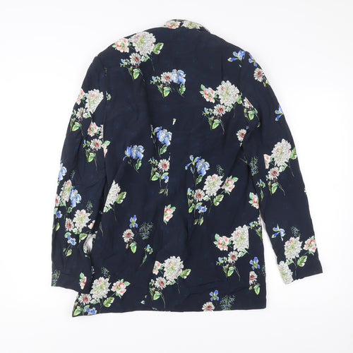 Zara Woman Women’s Multicoloured Floral Blazer Jacket Size 8