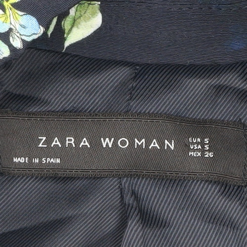 Zara Woman Women’s Multicoloured Floral Blazer Jacket Size 8