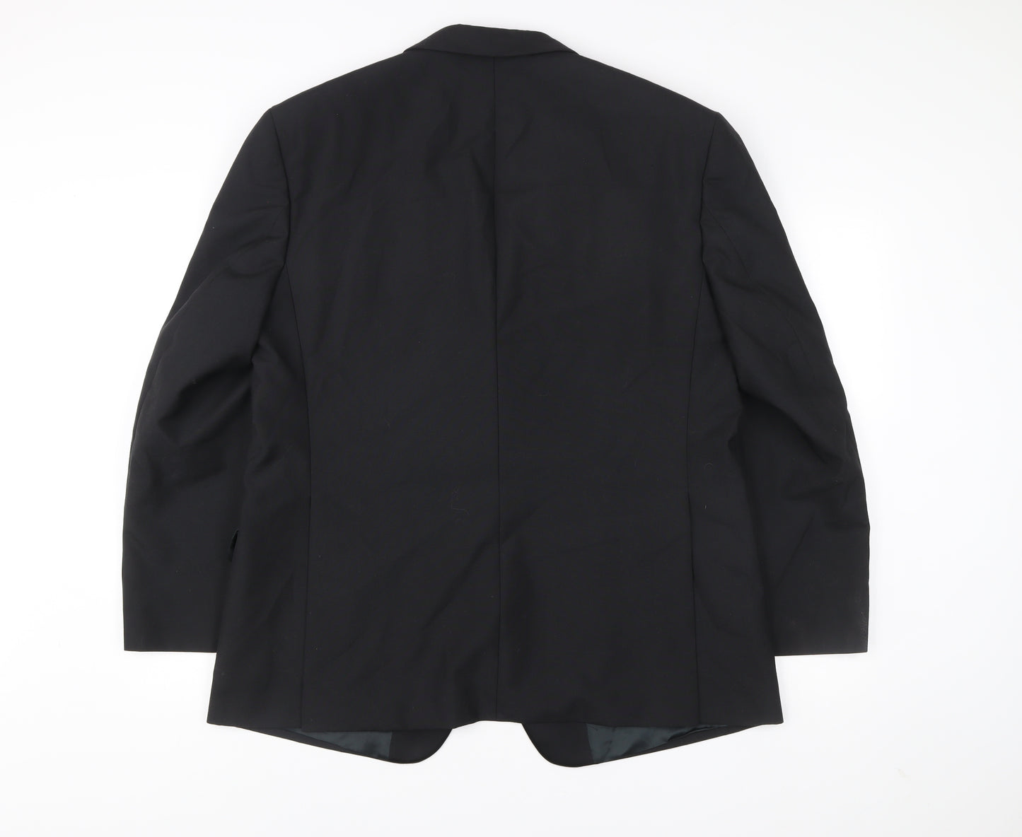 Skopes Mens Black 44S Wool Blend Blazer Jacket Formal Wear