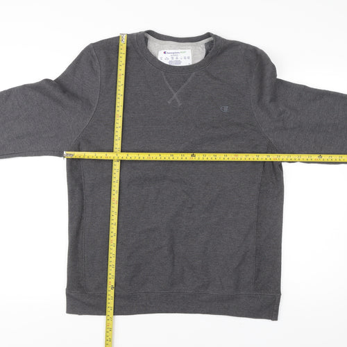 Champion Men’s Grey XL Pullover Sweatshirt Crew Neck Long Sleeve