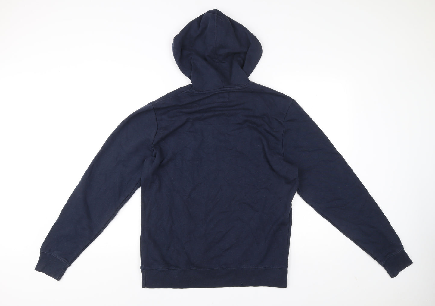 Champion Men's Blue M Pullover Hoodie Logo Embroidered