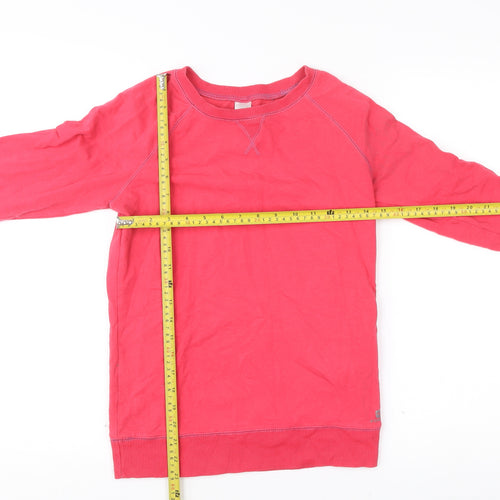 Decathlon Women’s Pink Pullover Sweatshirt Size S Cotton Blend
