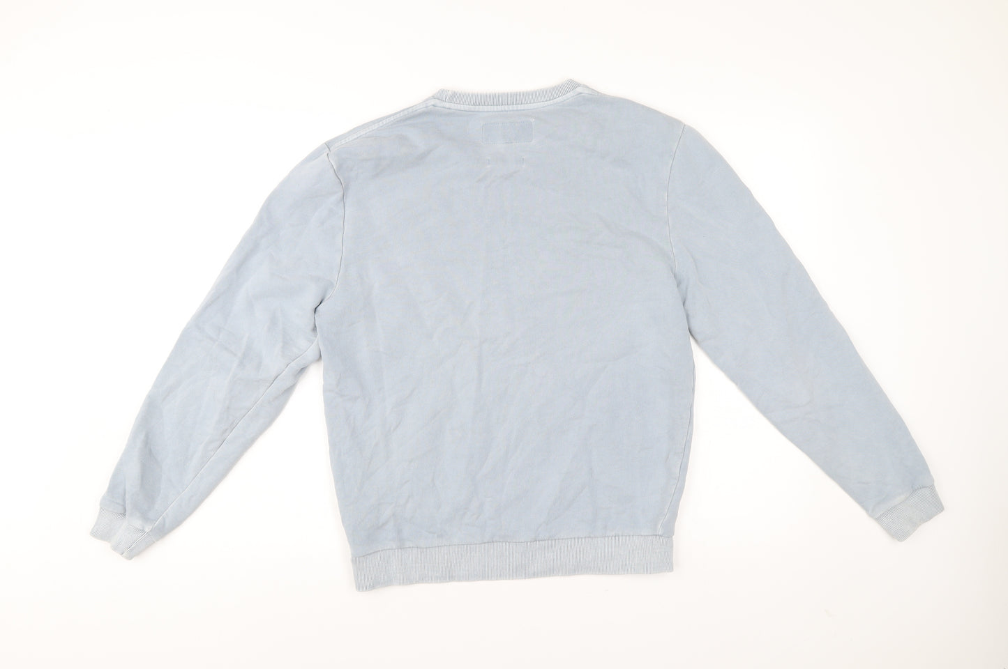 Jack Wills Men’s Blue Pullover Sweatshirt Size M Crew Neck Logo