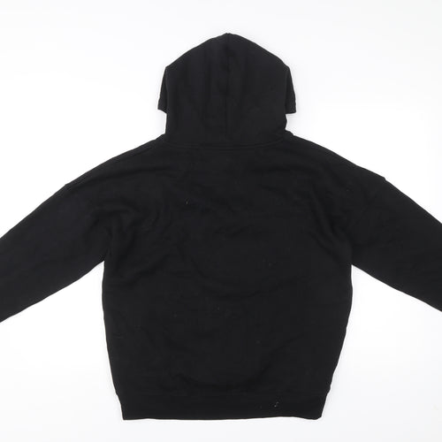 New Look Women’s Black Pullover Hoodie Medium J'adore Moi Print