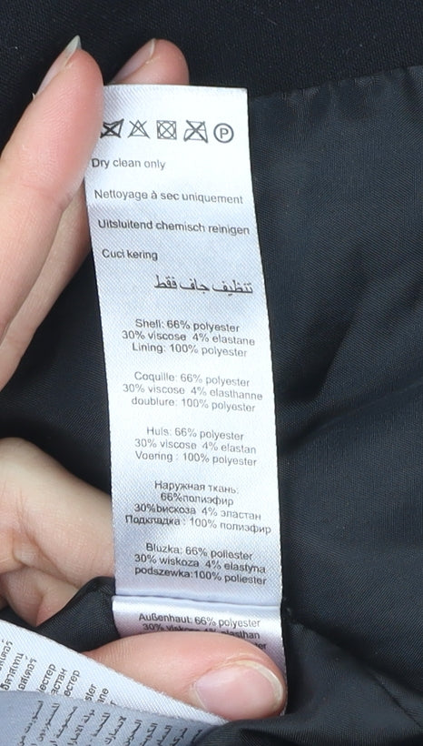 New Look Women's Black Blazer Jacket Size 10 Workwear Business