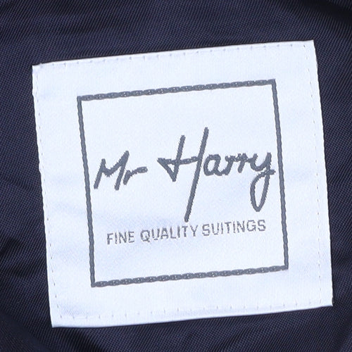 Mr Harry Men's Brown Checked Wool Blend Blazer Jacket 42R