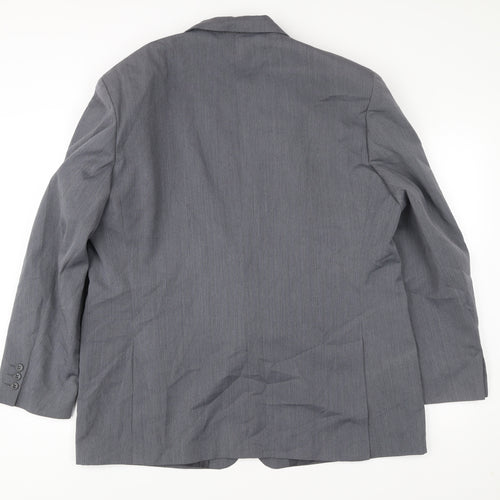 Greenwoods Classic Men's Grey 46R Wool Blend Blazer Jacket