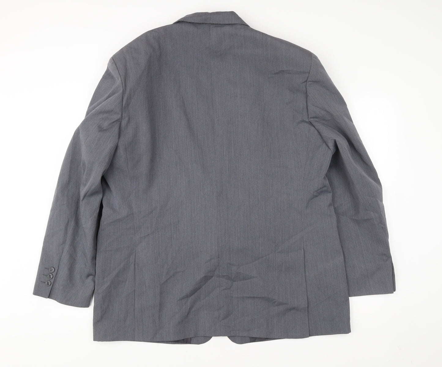 Greenwoods Classic Men's Grey 46R Wool Blend Blazer Jacket