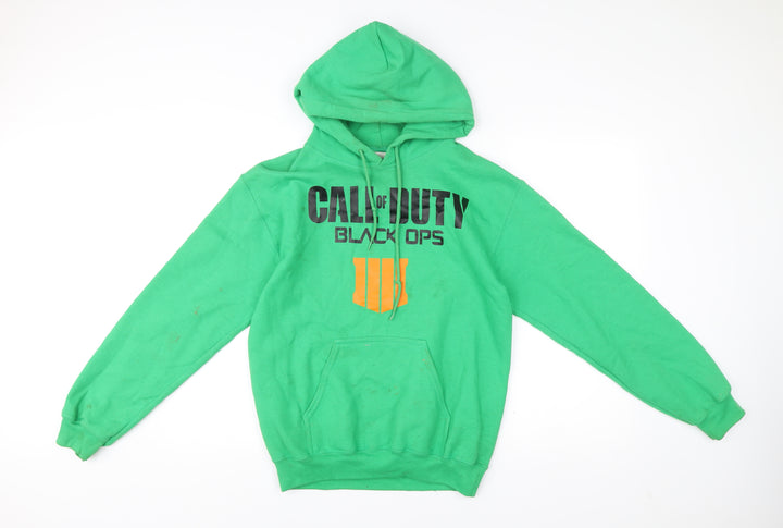 Gildan Men’s Green Call of Duty Black Ops Pullover Hoodie Size S