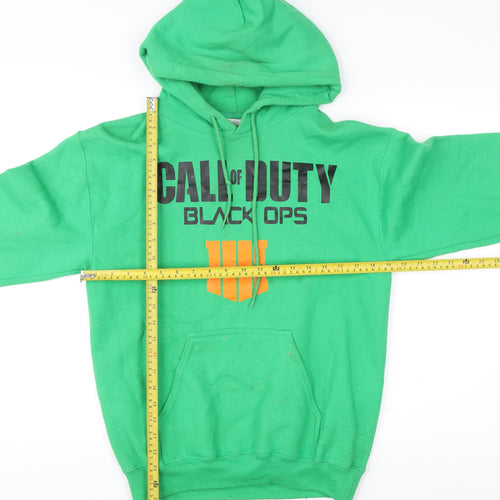 Gildan Men’s Green Call of Duty Black Ops Pullover Hoodie Size S