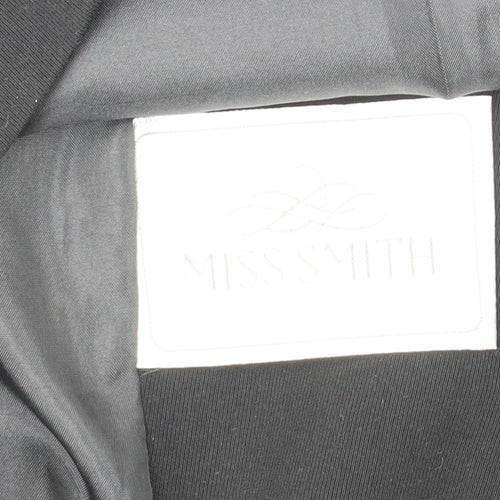 Miss Smith Womens Black Size 16 Single-Breasted Suit Jacket