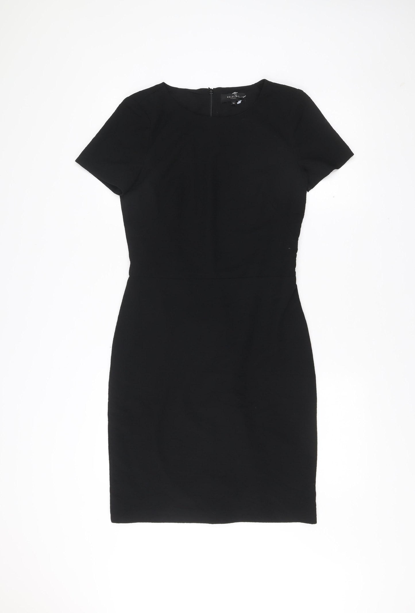 Selected Femme Women’s Black Size 8 Sheath Dress Workwear