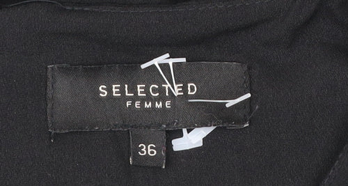 Selected Femme Women’s Black Size 8 Sheath Dress Workwear