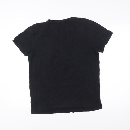 Star Wars Men’s Black Medium Graphic Logo Movie T-Shirt