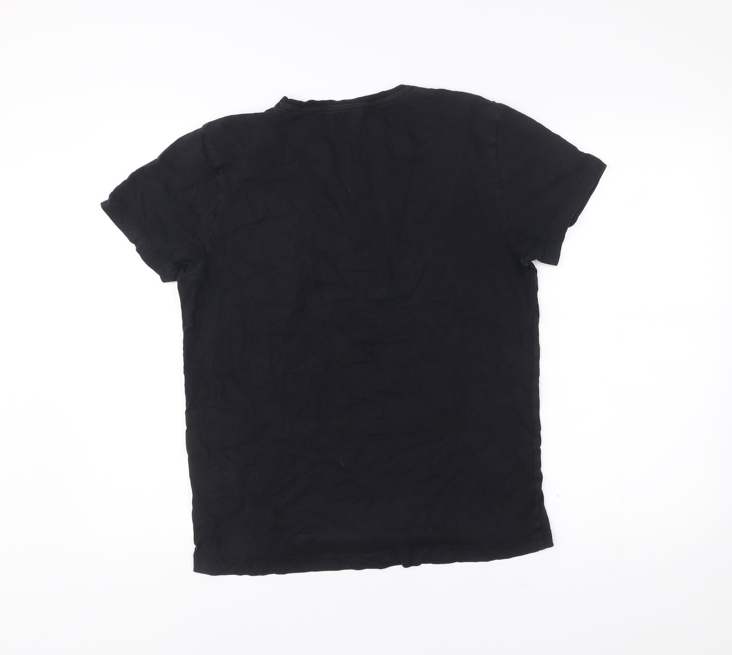 Star Wars Men’s Black Medium Graphic Logo Movie T-Shirt
