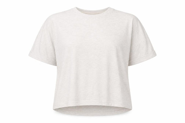 Ted Baker Women’s Beige Cotton Blend Crew Neck T-Shirt Size 12