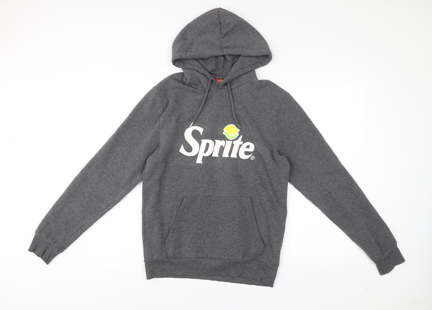 Coca-Cola Sprite Men's Grey Pullover Hoodie S Logo Graphic Jumper