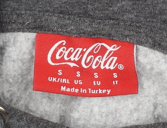 Coca-Cola Sprite Men's Grey Pullover Hoodie S Logo Graphic Jumper