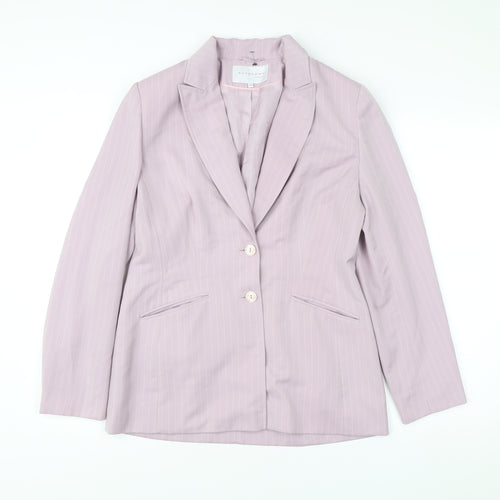 Autonomy Women’s Pink Pinstripe Blazer Size 12 Workwear Jacket