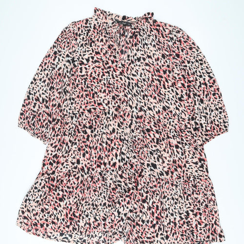 F&F Women’s Multicoloured Animal Print Shift Dress Size 18