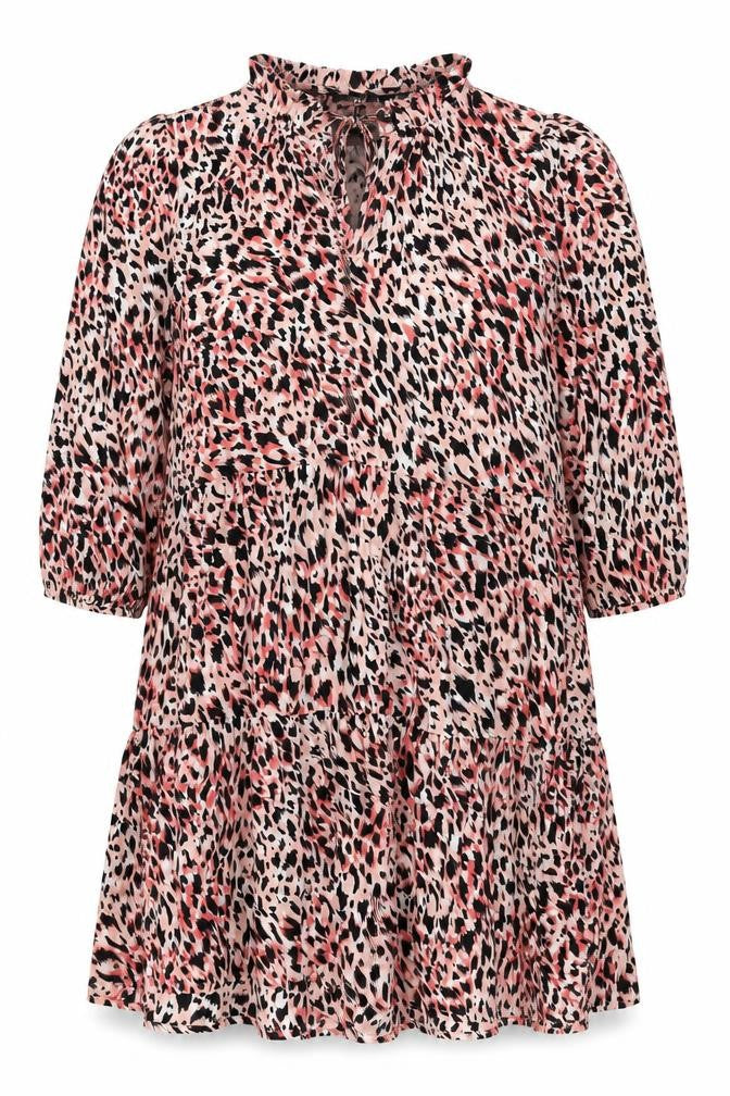 F&F Women’s Multicoloured Animal Print Shift Dress Size 18