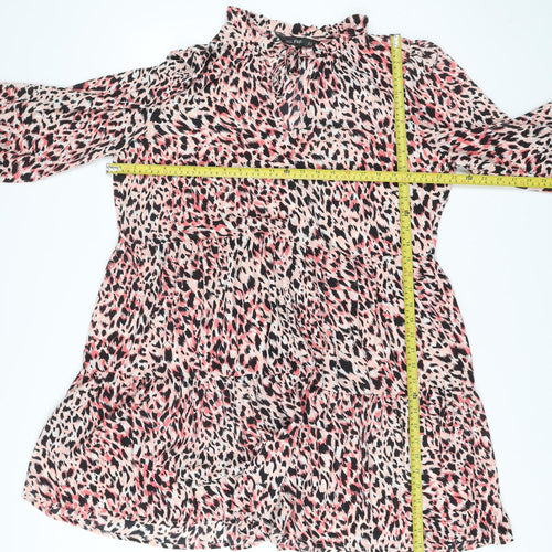 F&F Women’s Multicoloured Animal Print Shift Dress Size 18
