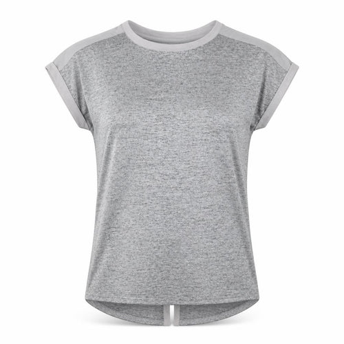Oasis Womens Grey Round Neck Short Sleeve Jersey T-Shirt M