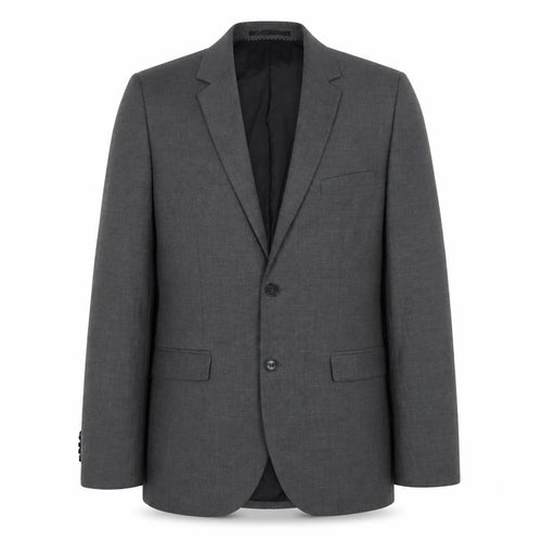 H&M Men Grey Blazer Jacket Size L 40 Regular Fit Two Button