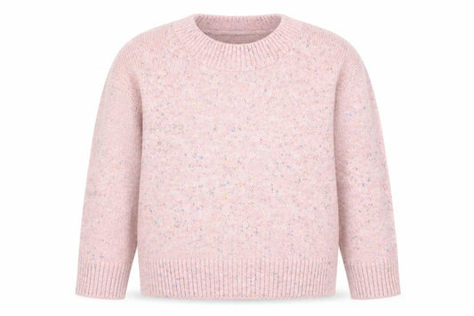 Front view of Next women’s pink, size UK 12, scoop neck knit jumper