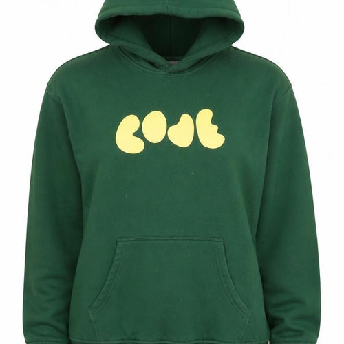 CiCi Loud & Proud Green Cotton Pullover Hoodie Women M