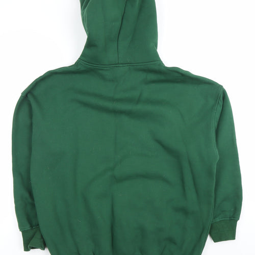 CiCi Loud & Proud Green Cotton Pullover Hoodie Women M